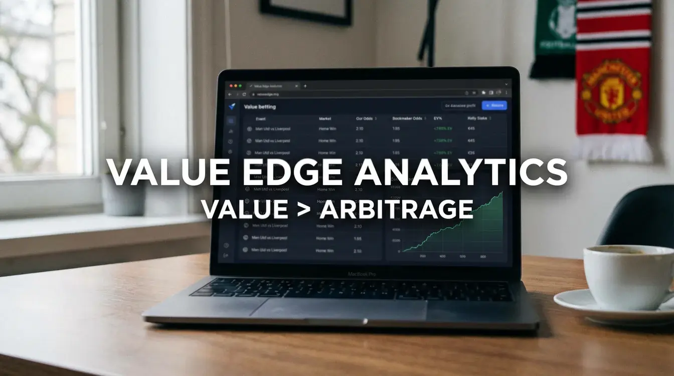 Schermo che mostra analisi value betting