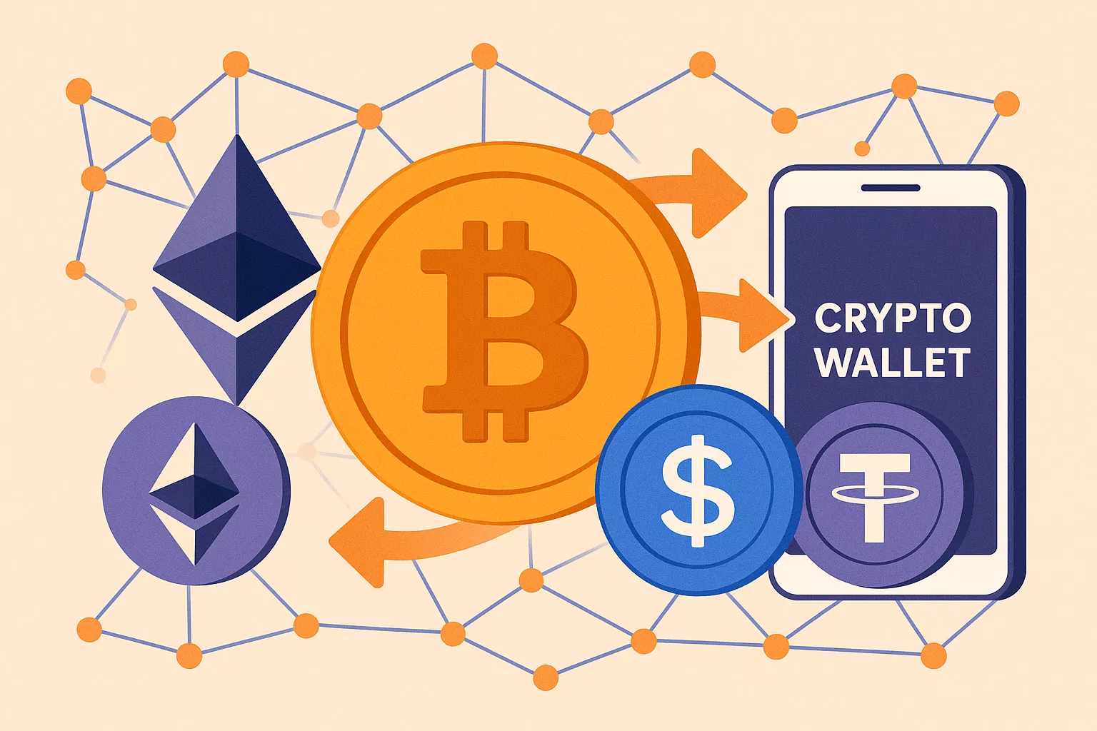 Pagamenti in criptovalute: Bitcoin, Ethereum e stablecoin per bookmaker