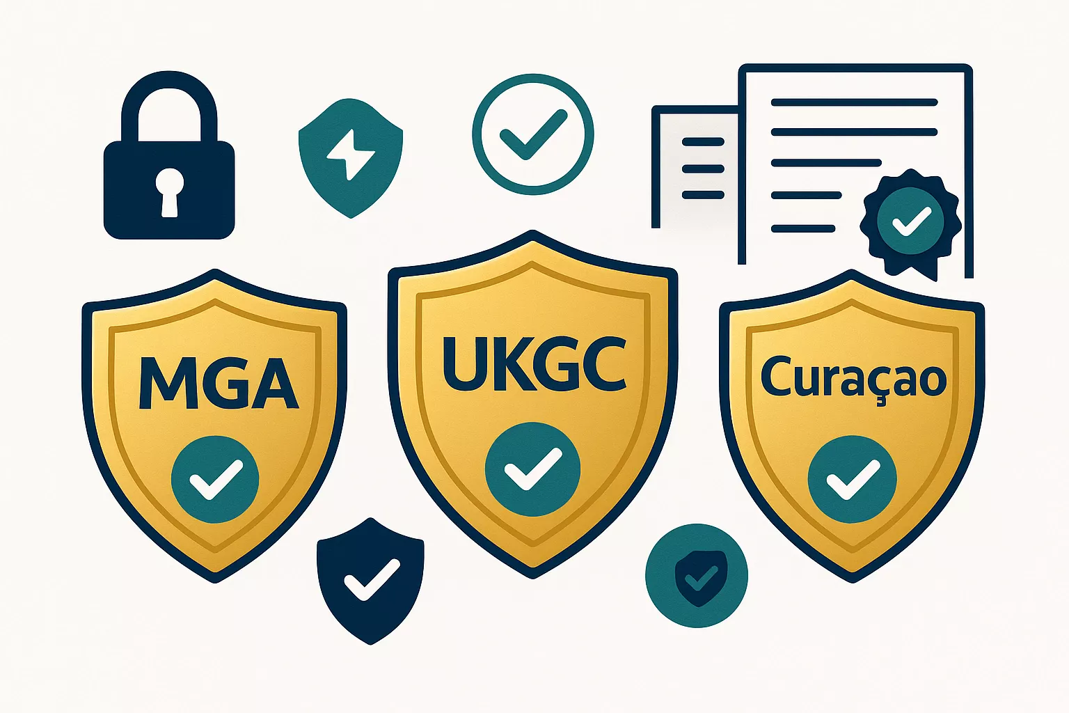 Licenze internazionali affidabili per bookmaker: MGA Malta, UKGC e Curaçao