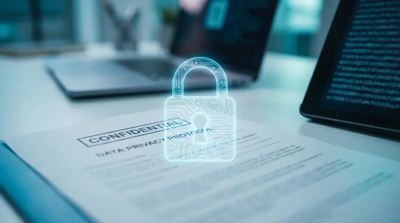 Lucchetto digitale che simboleggia protezione dati personali