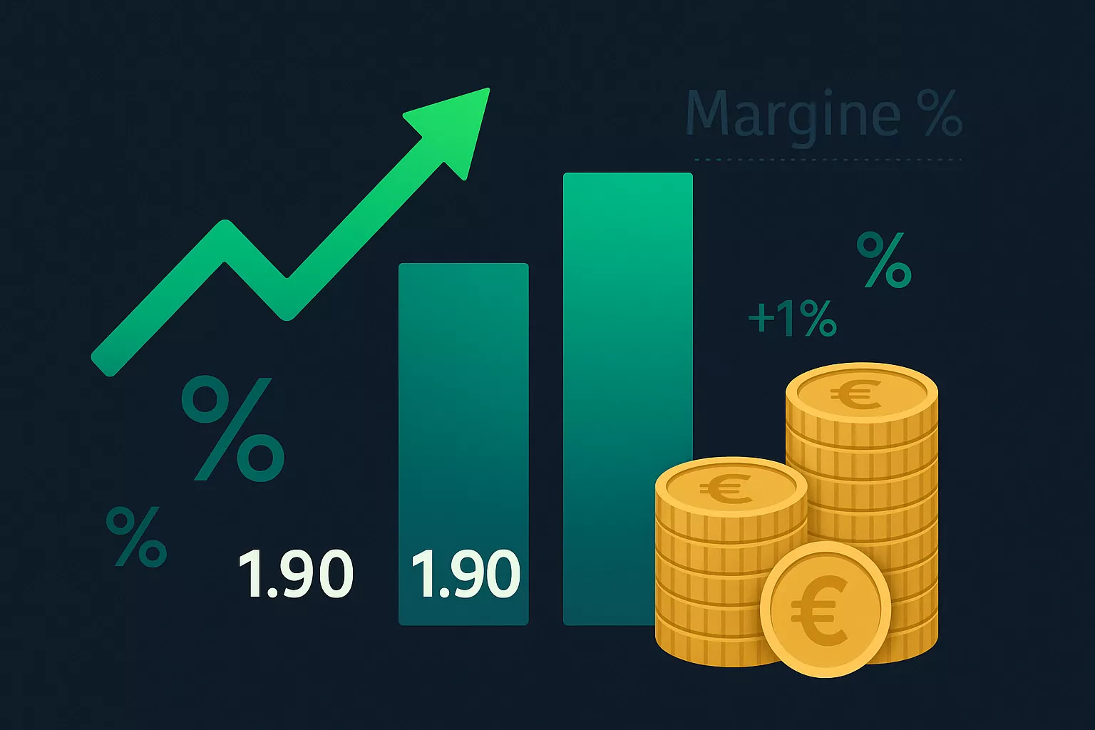 Confronto quote e margini tra bookmaker: grafici di profitto, percentuali e calcoli delle probabilità