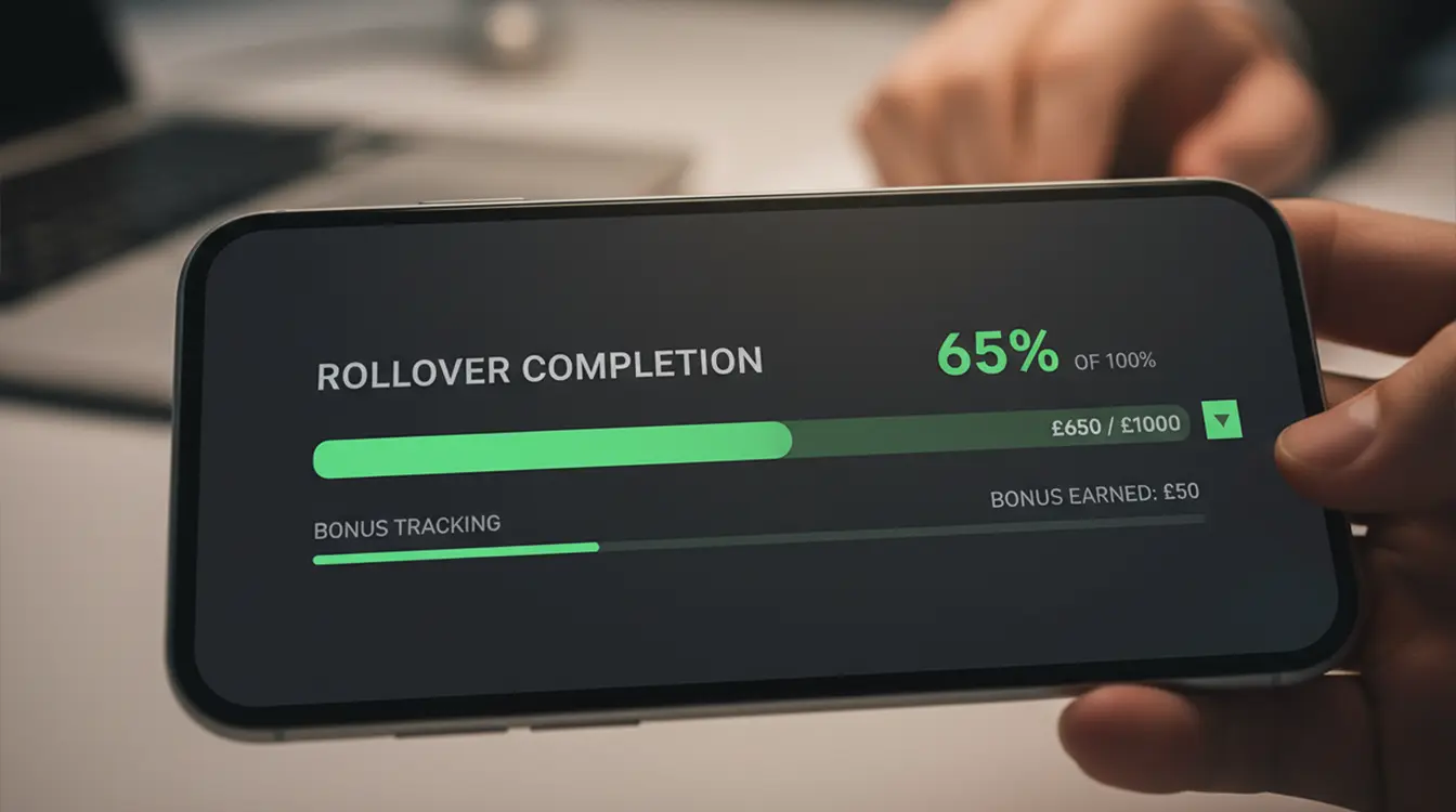 Barra di progresso che mostra completamento requisiti bonus