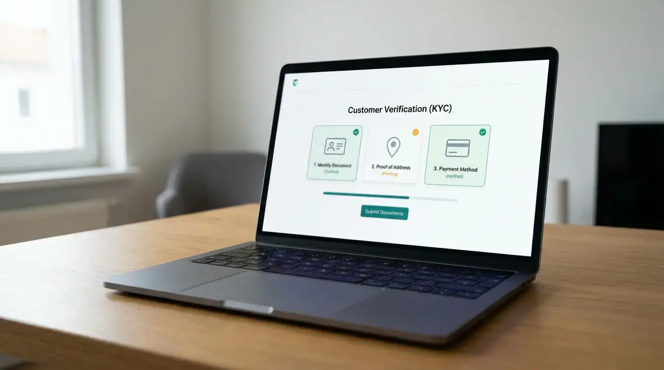 Interfaccia per caricamento documenti di verifica